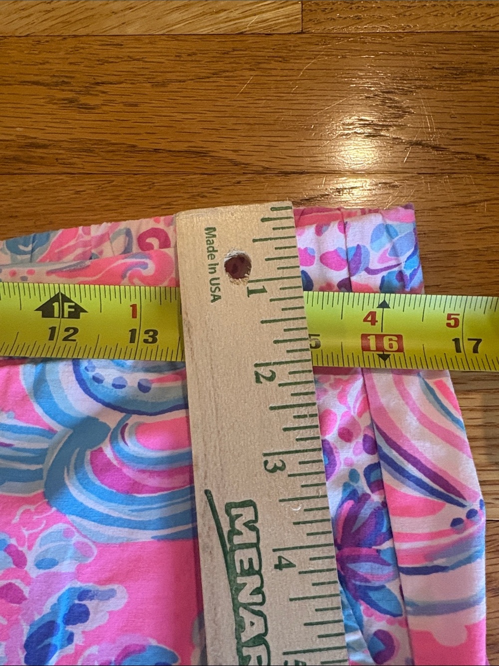 LILLY PULITZER Ocean View Short Prosecco Pink Don't Be Jelly Size; M; EUC - Picture 8 of 13